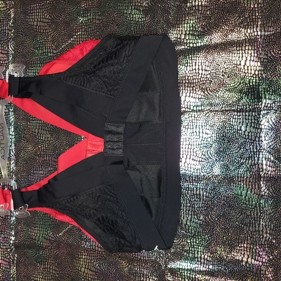 (2 bras) Sexy Red and Black Lace bras by Nautica (NWT) - Picture 3 of 8